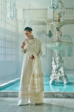 Sobia Nazir Unstitched Lawn Eid Edition-9a embroidered lawn suit with cotton trouser & printed dupatta UK