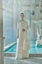 Sobia Nazir Unstitched Lawn Eid Edition-9a embroidered lawn suit with cotton trouser & printed dupatta UK, front