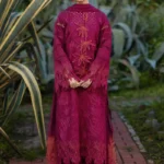 Rang Rasiya Unstitched Eid Outfit 26'-AYRA, a premium 3-piece embroidered lawn suit perfect for Eid and summer wear in the UK, full front look