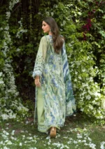 Elaf Bridgerton Prints EPB-2A Garden Affair digital printed lawn suit with voile dupatta and cambric trouser UK, back look