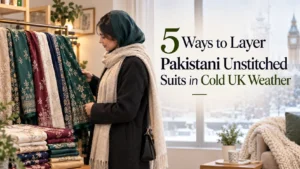 5 Ways to Layer Pakistani Unstitched Suits in Cold UK Weather