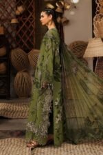 Maria B M.Prints 3-PC Unstitched Embroidered Cambric Suit MPT-3109-B, Maria B UK latest winter collection at Zee Collections, dupatta look
