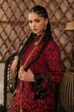Maria B M.Prints 3-PC Unstitched Embroidered Linen Suit MPT-3101-A, Maria B UK latest winter collection at Zee Collections, sleeves look