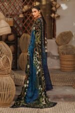 Maria B M.Prints 3-PC Unstitched Embroidered Linen Suit MPT-3101-B, Maria B UK latest winter collection at Zee Collections, side look
