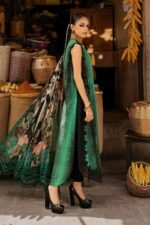Maria B M.Prints 3-PC Unstitched Embroidered linen Suit MPT-3105-A, Maria B UK latest winter collection at Zee Collections, dupatta look