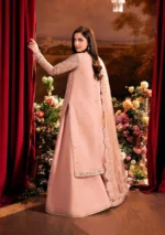 Elaf Bridal 3-PC Unstitched Embroidered Organza Suit EHM-03 VALENTINA, Elaf premium bridal Birmingham uk, back look