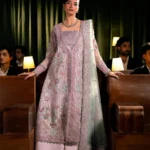 Elaf Bridal 3-PC Unstitched Embroidered Organza Suit EHM-09 OPHELIA, Elaf premium bridal Birmingham uk, full front look
