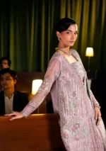 Elaf Bridal 3-PC Unstitched Embroidered Organza Suit EHM-09 OPHELIA, Elaf premium bridal Birmingham uk, sleeves look