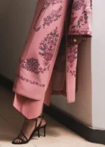 Jugnu By Hussain Rehar AW26 Dahlia | 3-PC Unstitched Embroidered Karandi Suit ‘26, UK winter collection, daman look