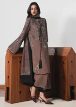 Jugnu By Hussain Rehar AW26 Jabah| 3-PC Unstitched Embroidered Karandi Suit ‘26, UK winter collection, shirt look