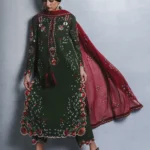 Jugnu By Hussain Rehar AW26 Jita| 3-PC Unstitched Embroidered Karandi Suit ‘26, UK winter collection, full front look
