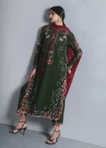Jugnu By Hussain Rehar AW26 Jita| 3-PC Unstitched Embroidered Karandi Suit ‘26, UK winter collection, shirt look