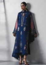 Jugnu By Hussain Rehar AW26 Nehri| 3-PC Unstitched Embroidered Karandi Suit ‘26, UK winter collection, shirt look