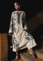Jugnu By Hussain Rehar AW26 Nigah| 3-PC Unstitched Embroidered Karandi Suit ‘26, UK winter collection, shirt look