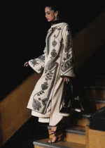 Jugnu By Hussain Rehar AW26 Nigah| 3-PC Unstitched Embroidered Karandi Suit ‘26, UK winter collection, side look