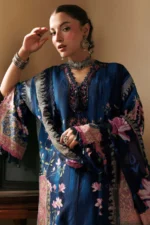 M Basics Embroidered Slub Khaddar Suit MB-CUSV15-05A - Maria B Unstitched 3 Piece Winter Collection, shopping, retail, latest, 2026, UK, sleeves look