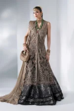 Maria B Embroidered Chiffon Suit BD-3102, 3 piece unstitched Maria B new collection 2026 with price for brides, bridesmaid and mother of the bride in UK, full front look