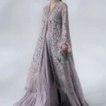 Maria B Embroidered Organza Suit BD-3105, 3 piece unstitched Maria B new collection 2026 with price for brides, bridesmaid and mother of the bride in UK, full front look