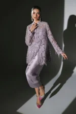 Maria B Embroidered Organza Suit BD-3105, 3 piece unstitched Maria B new collection 2026 with price for brides, bridesmaid and mother of the bride in UK, shirt look